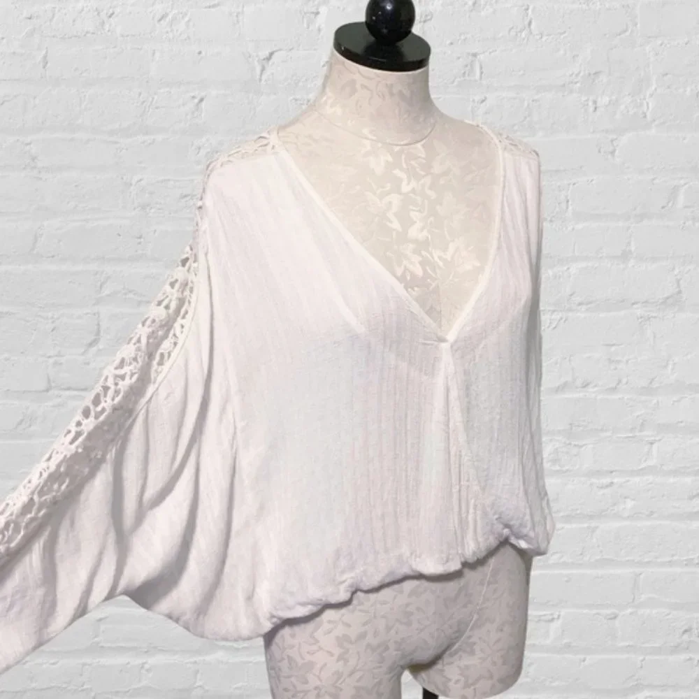 Free People ivory top
